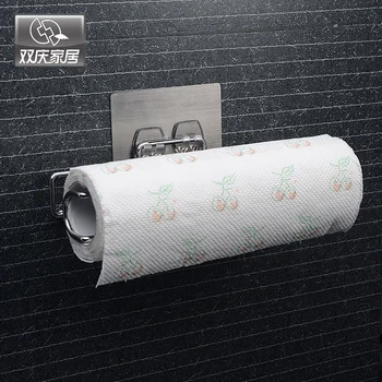 

Multifunction Magic Flexible Wall Sticker Kitchen Paper Foil Industrial Roll Holder Rock Toilet Paper Holder Kitchen Accessories