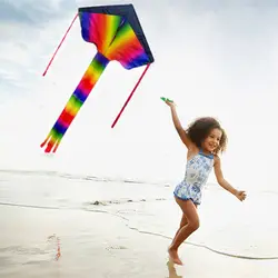 106*62 см легко летать большой нейлон кайт для детей и взрослых отлично подходит для пляжной поездки активного отдыха большой Flyer детские