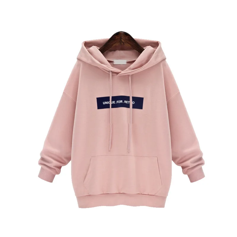 Осень 2019 женские толстовки и большие размеры Kawaii хлопок милый стиль Bluzy Damskie