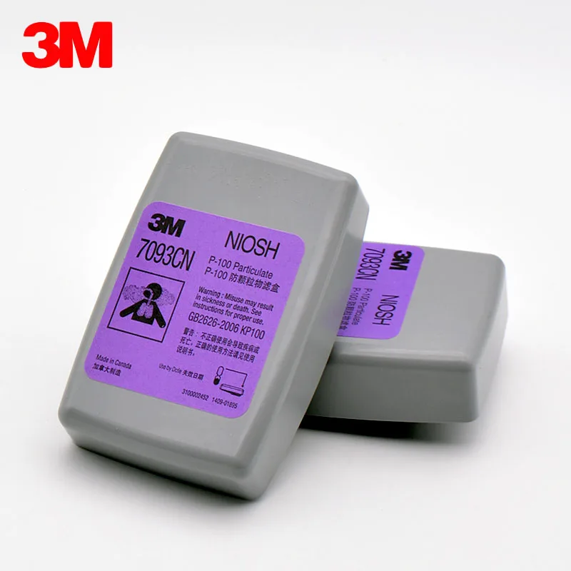 

3M 7093CN Particulate Filter Cartridge Protect Against Particulates/PM0.3/PM2.5/Smog Fit for 3M 6200/6800/7502 series