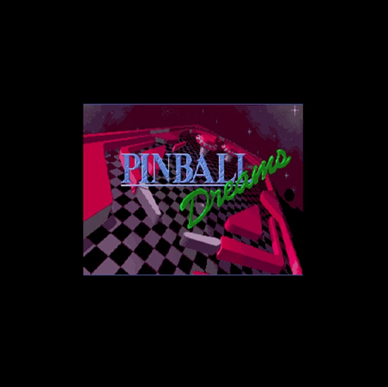 Pinball Dreams NTSC Версия 16 бит 46 пин большая серая игровая карта для игроков в США |