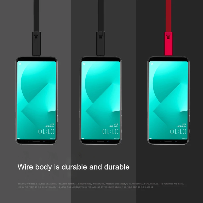 Рециркуляция регенерации 1,5 м USB зарядка TypeC кабель для samsung S10 S9 Plus Xiaomi Redmi Note 7 mi9 LG происхождения длинный провод шнур