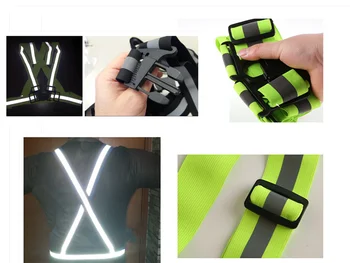 

Motorcycle bicycle night running riding reflective clothing safety vest for