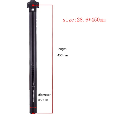 Велосипедный Подседельный штырь 27,2 алюминиевый сплав MTB дорожный велосипедный Подседельный штырь труба Сверхлегкий матовый Подседельный штырь для велосипеда велосипедные детали - Цвет: 28.6-450mm
