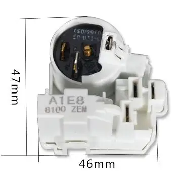 Части холодильника компрессора комбинированный пускатель переключатель внутренний штифт или внешнее соединение 8100ZEM