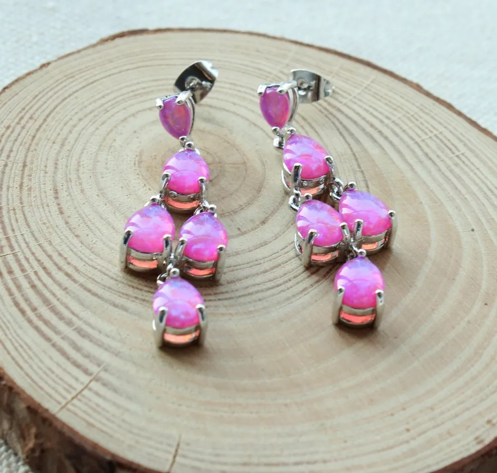 pink-fire-opal-earring 3