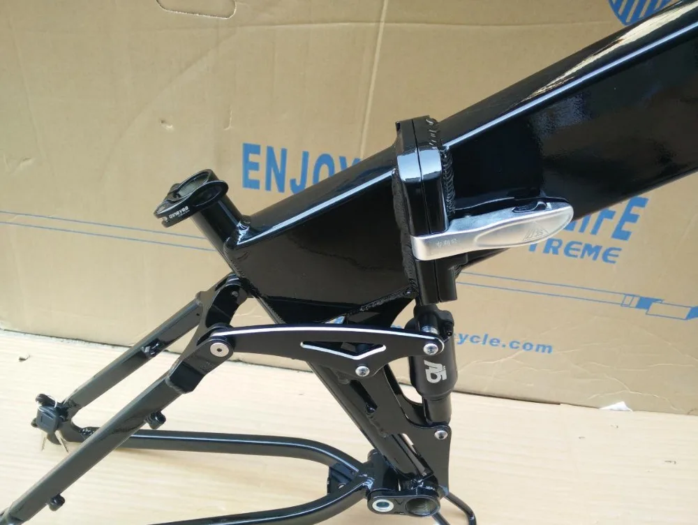 Excellent Kalosse   Folding electric  mountain  bike frame , 26er eletric aluminum  bike frame, 26*17inch bicycle alloy  frame , 4