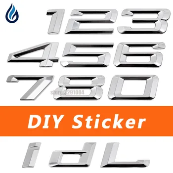 

Car Emblem Rear Number Letter Sticker For BMW 1 3 4 5 6 7 Series E46 E39 E36 E60 E90 F30 X5 E53 E30 F10 E34 F20 X5 E70 E85 E86