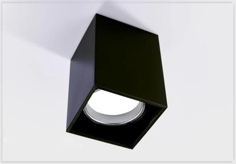 Установленный на поверхности COB 7 Вт 10 Вт 15 Вт 20 Вт Светодиодный светильник легко установить потолочный дисплей вниз Точечные светильники Люстра дома лампы фойе