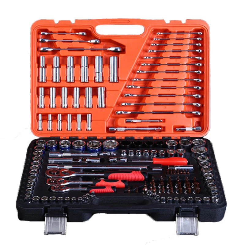 

150 pcs Ratchet Wrench Set Tool Household Socket Wrench Sleeve Set Tools for Car Repair