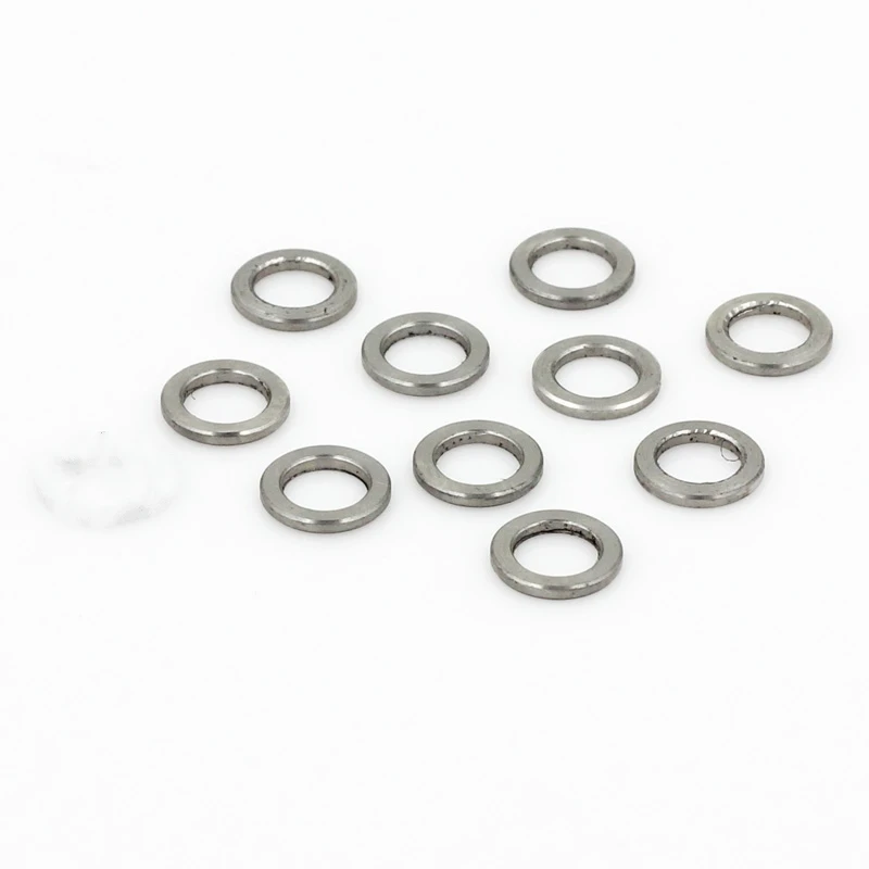 

10Pcs M8 Titanium Ti Flat Washer Grade 5 Spacer washers for Bicycle Cycling Motorcycle Car DIN125