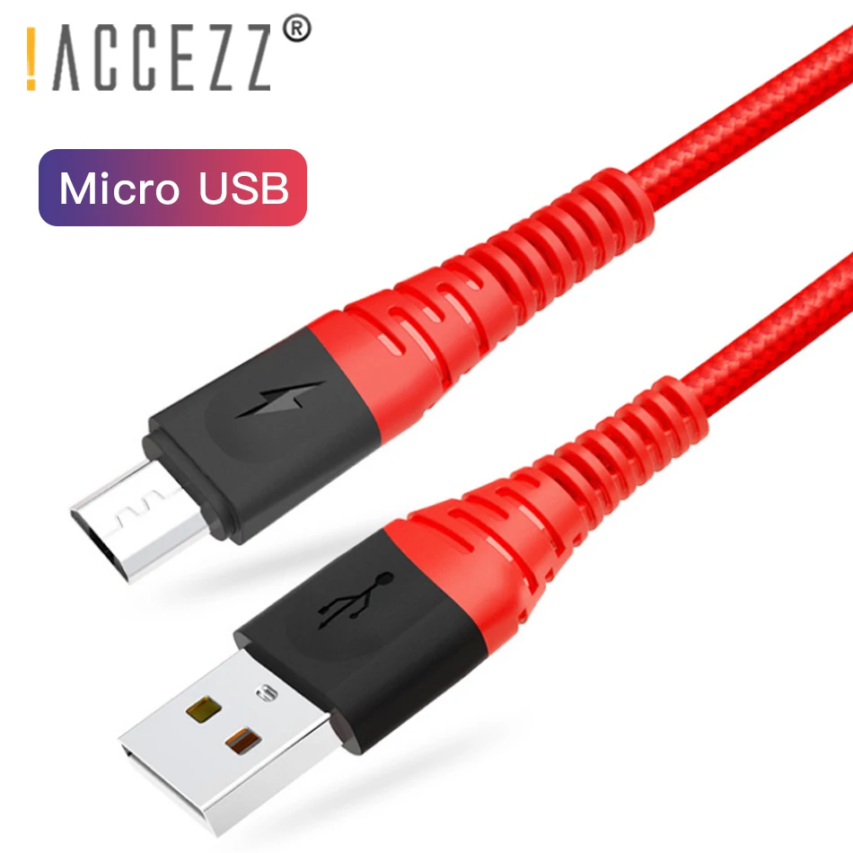 ! ACCEZZ Micro USB кабель для зарядки и синхронизации данных Samsung Galaxy S7 Android мобильный