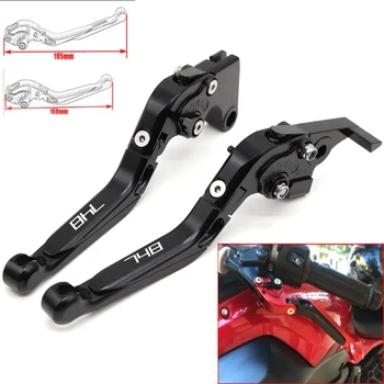 

Motorcycle CNC Adjustable Foldable brake Clutch Levers for Ducati 748 1999-2002 with Logo (748)