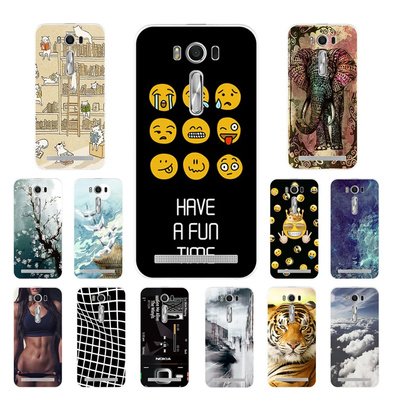 Phone Case for Asus ZenFone 2 Laser ZE500KL Silicon Back Cover 5.0 inch Expression Printing |