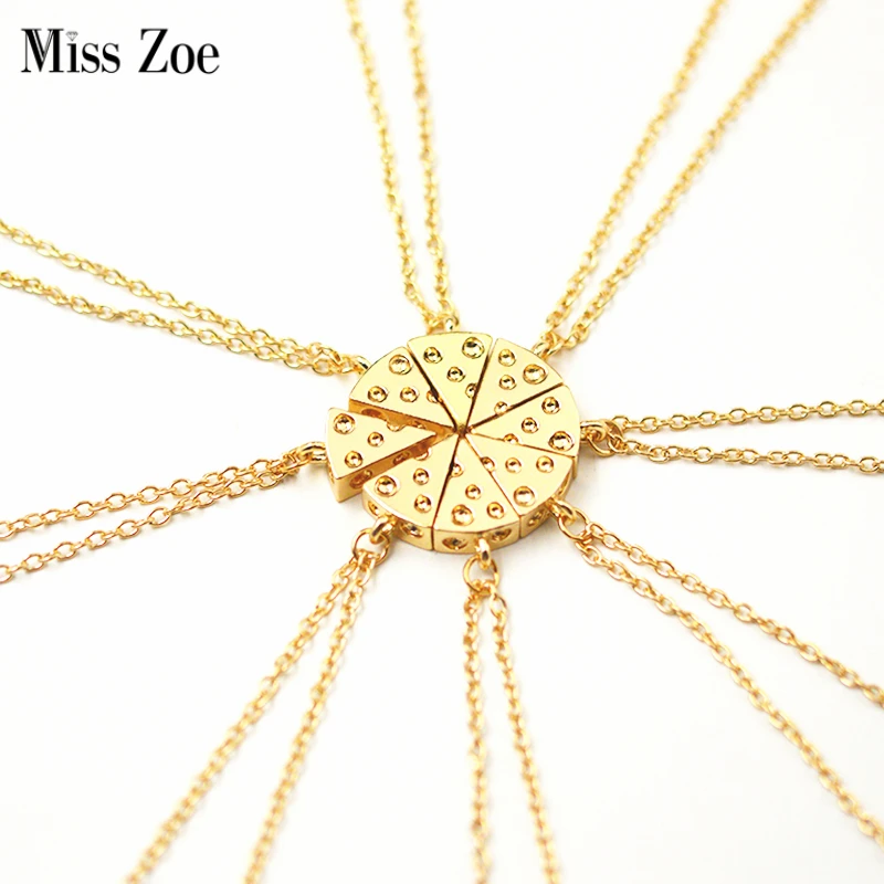 Miss Zoe 8pcs/set Pizza Cheese Pendant 