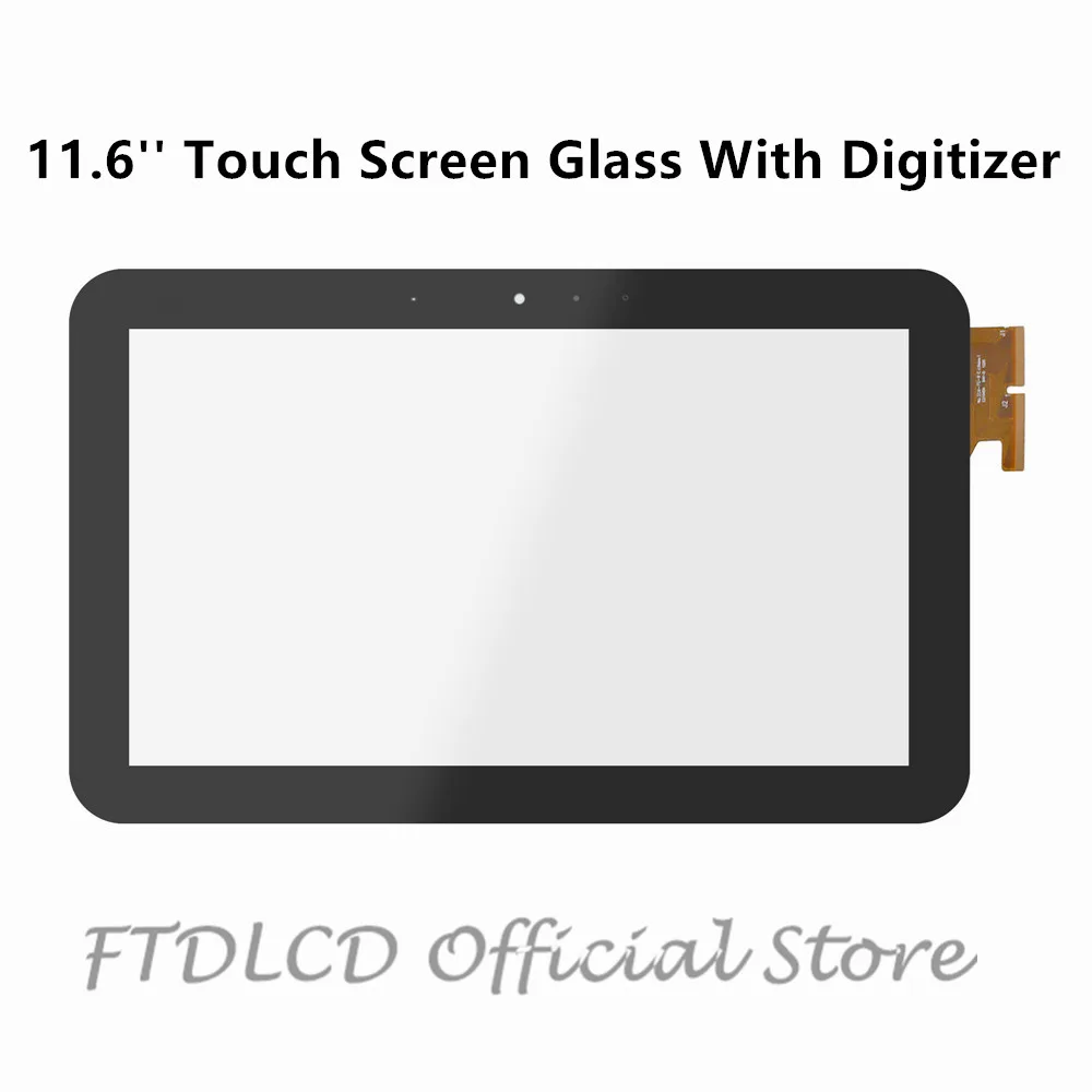 

FTDLCD 11.6" Replacemente Front Glass Touch Screen Digitizer Tablet Notebook Panel For HP Envy X2 11 702353-001