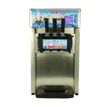 

Hot Sale Commercial soft ice cream machine 25L Soft Serve ice cream machine 3 Flavor Vending Ice Cream Machine