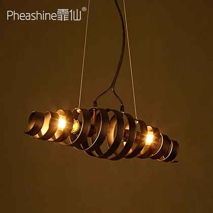 

loft industrial Style black Iron rotate pendant light restaurant bar art Restaurant Bar droplight lamps