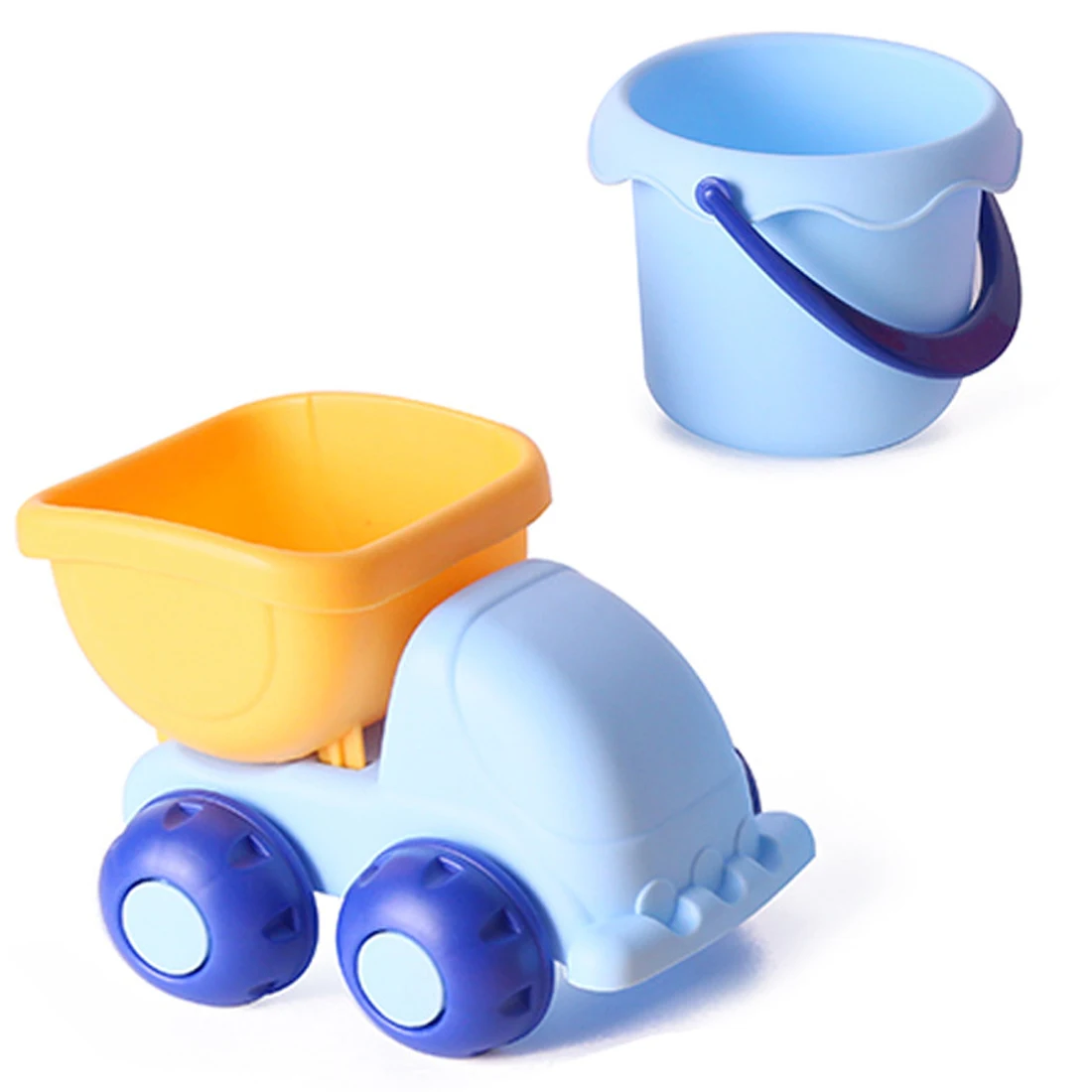 incredible  Soft Rubber Beach Sand Toys Beach Toys Set Outdoors Fun for Kids - Colorful