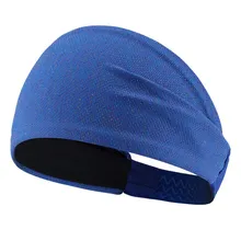 Унисекс Хлопок Йога оголовье широкий эластичный Спорт завязанный тюрбан голову основы повязка для волос
