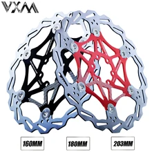 Vxm Велосипеды Дисковый Тормоз MTB DH тормоза поплавок плавающей диски 160 мм/180 мм/203 мм hydreaulic тормозных колодок поплавок роторов Запчасти для велосипеда