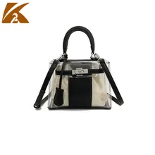 White Transparent Jelly Tote Bags Handbags Woman Small Shoulder Bag Top handle Hand Bag Women Summer