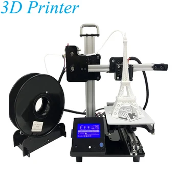 

3D Printer Household Children DIY High Precision With Large print size 205*205*200mm with 50g PLA ABS Material