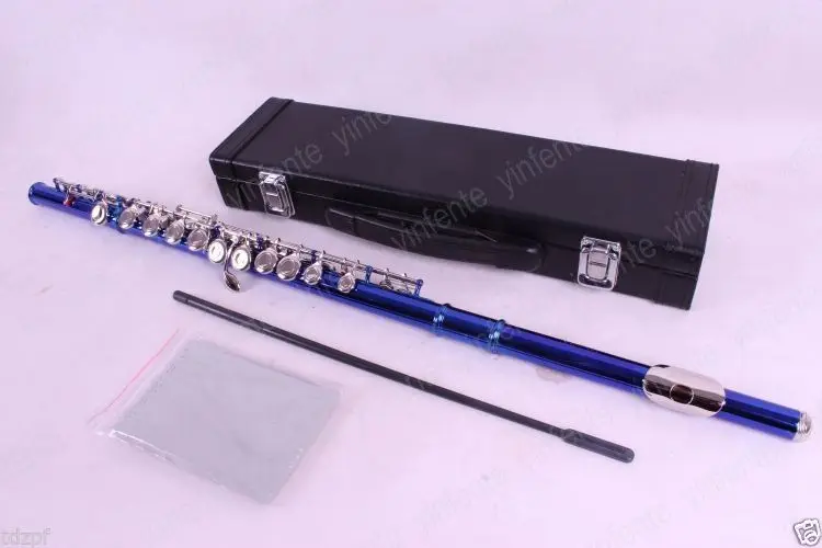 Флейта профессиональная модель новая флейта 16 отверстие закрытое отверстие духовой фиолетовый ключ E#6