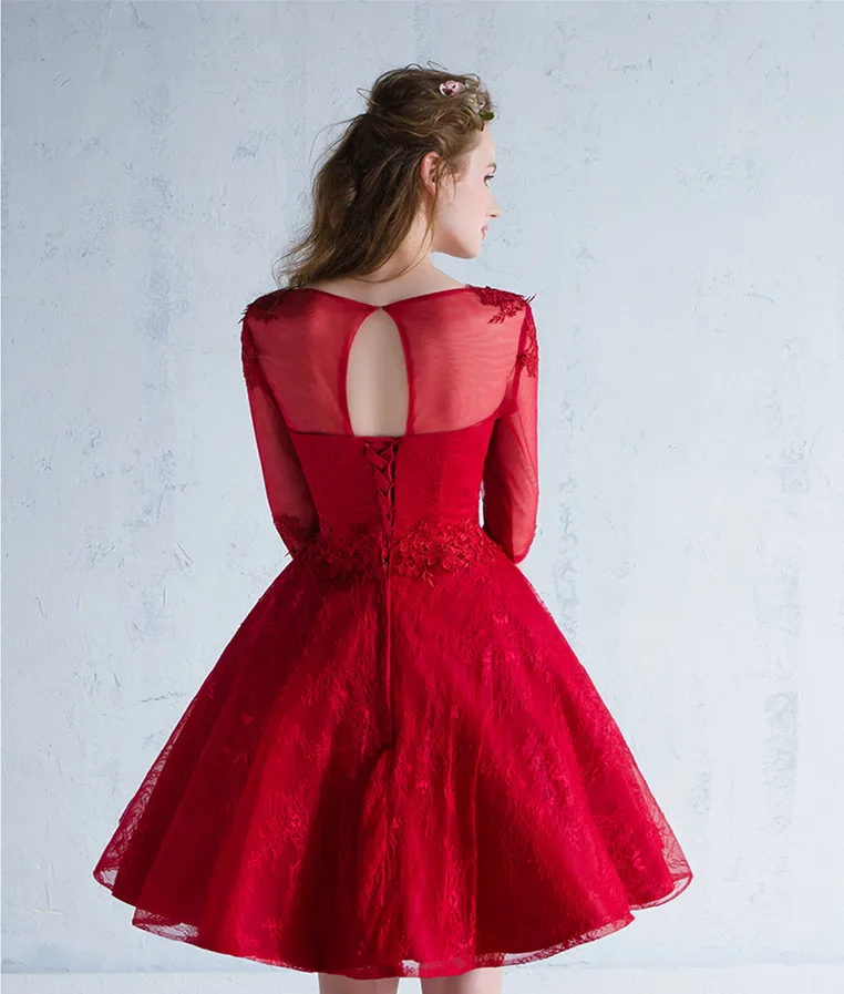 burgundy christmas dress