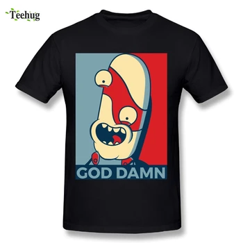 

2018 Man Noob Noob Rick And Morty T Shirt Big Size God Damn Design T-Shirts