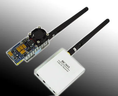 

FPV 5.8G 500mW AV A/V Transmitting/ 8 Channels receiving System TS352+RC305