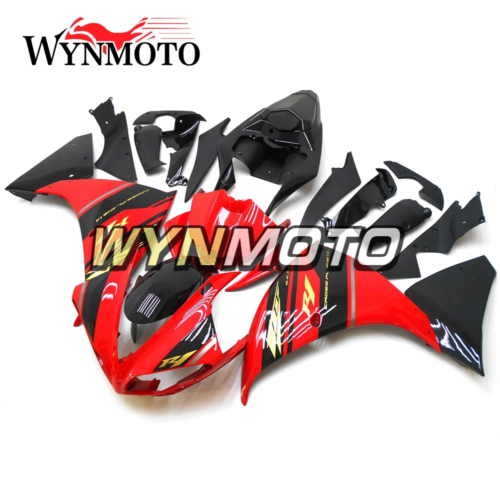 

Complete Fairings Kit For Yamaha YZF1000 2009-2011 R1 Year 09 10 11 Injection ABS Plastics Red Black Cowlings Bodywork Frames