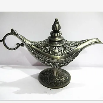 

Fairy Gift Decorative Handmade Oriental Russian Tea Pot Arab Special Crafts Exquisite Carving Arab Magic Lamp Festival Gifts