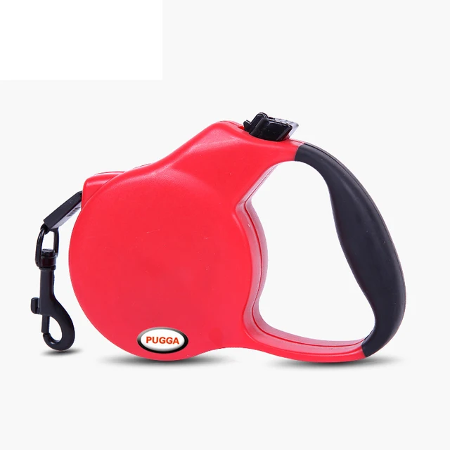 3 Color Dog Retractable Leash Automatic Small Pet Cat Puppy Lead Leashes Collars for Outdoor Training Products (Blue,Black,Red)