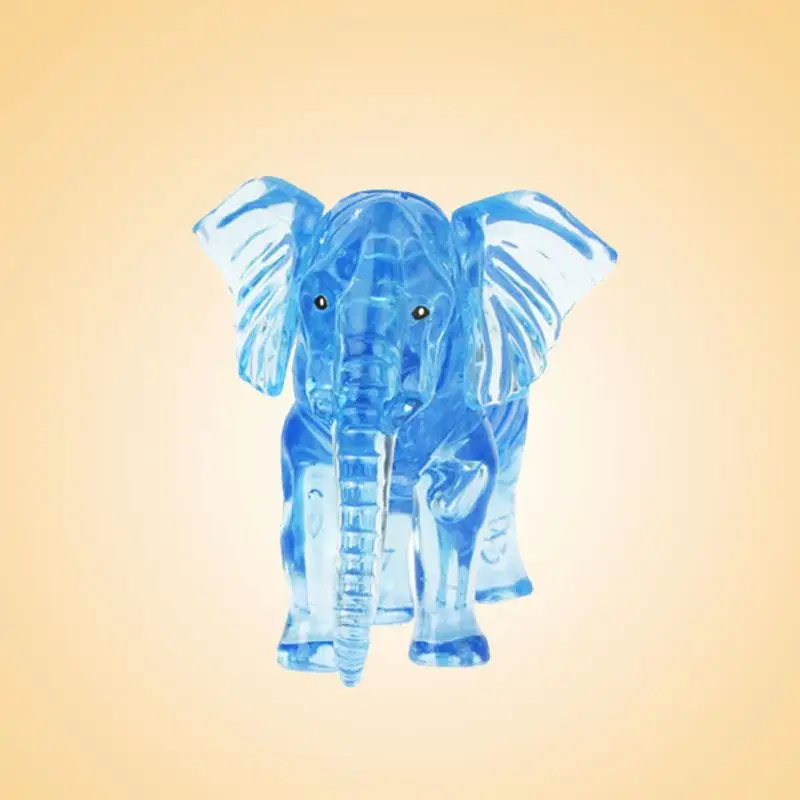 

3D Crystal Puzzle Jigsaw Elephant Kids Children Intellectual Development