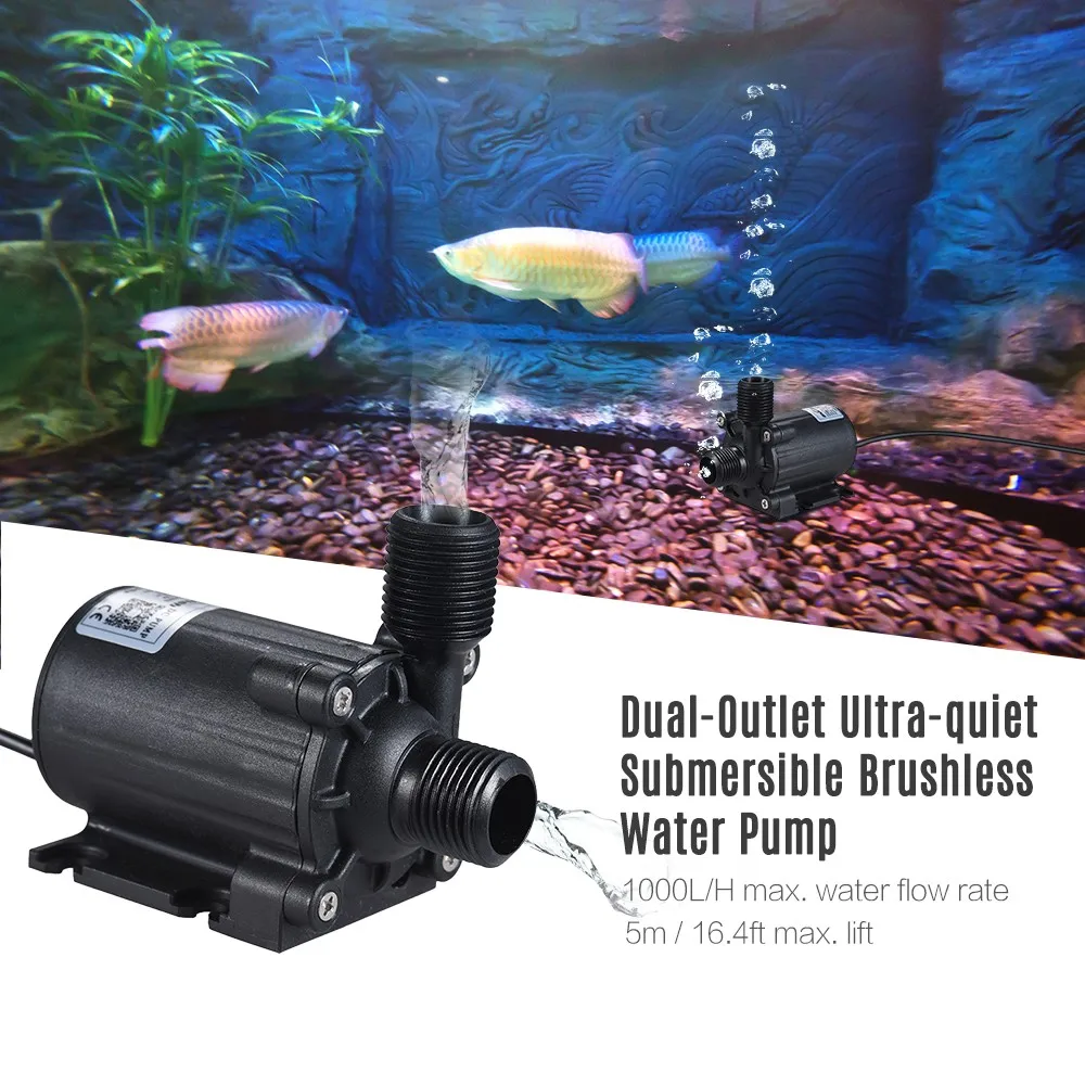 

24V DC Water Pumps for Diving Humidifier Bath Machines Micro Brushless Magnetic Drive Submersible