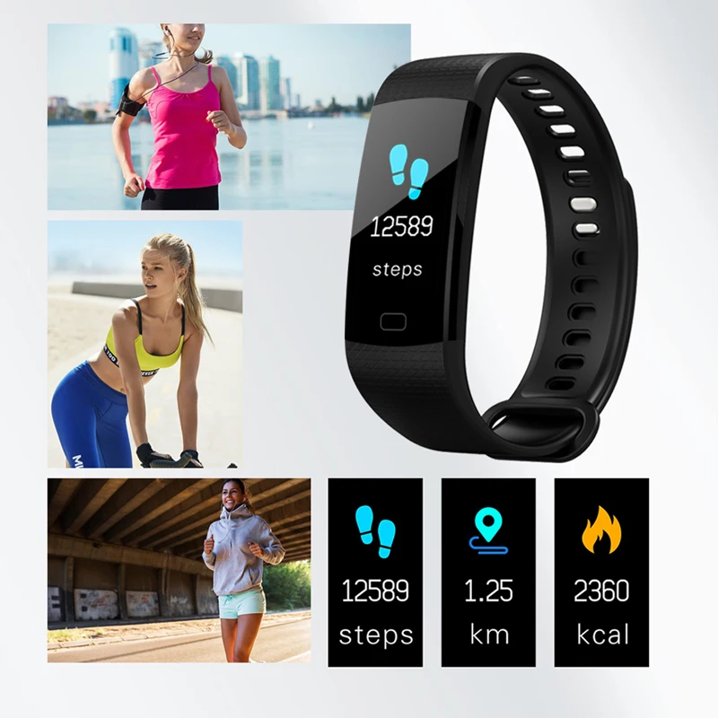 

BANGWEI Sport Smart Watch Men Intelligent SMS Message Notification Blood Pressure Heart Rate Blood Oxygen Smart Fitness Watch