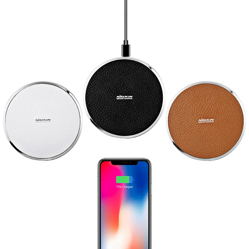 10 Вт быстро qi беспроводной зарядный коврик NILLKIN для iPhone X/8/8 Plus samsung Примечание 8/S8/S8