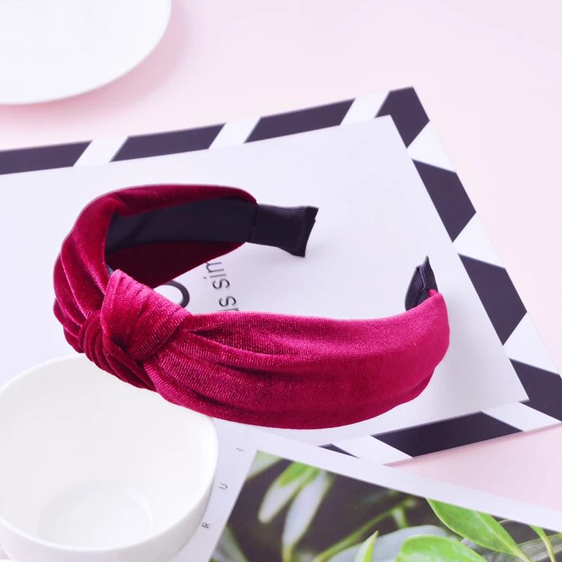 

New Hairband Cloth Cross Hair Band Head Hoop Headbands Fashion Hair Accessories For Women Charm Headdress Hair Ornaments 6C1029