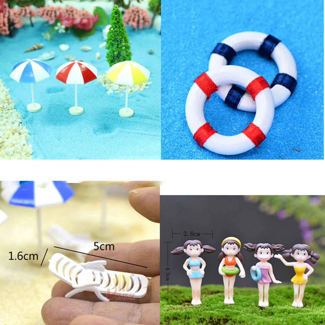 Hot Sale Mini Artificial Beach Chair Bench Micro Fairy Garden Figurine Miniature/Terrarium/Doll Decoration DIY Accessories Hot Sale Mini Artificial Beach Chair Bench Micro Fairy Garden Figurine Miniature/Terrarium/Doll Decoration DIY Accessories