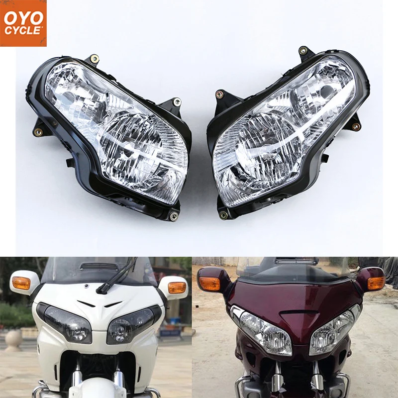 

For 01-06 Honda Goldwing GL1800 Motorcycle Front Headlight Head Light Lamp Headlamp 2001 2002 2003 2004 2005 2006