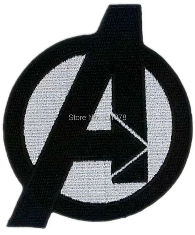 

3.5" S.H.I.E.L.D. AVENGERS AGENTS OF SHIELD Logo Uniform Movie TV Series Costume Cosplay Embroidered iron on patch black white