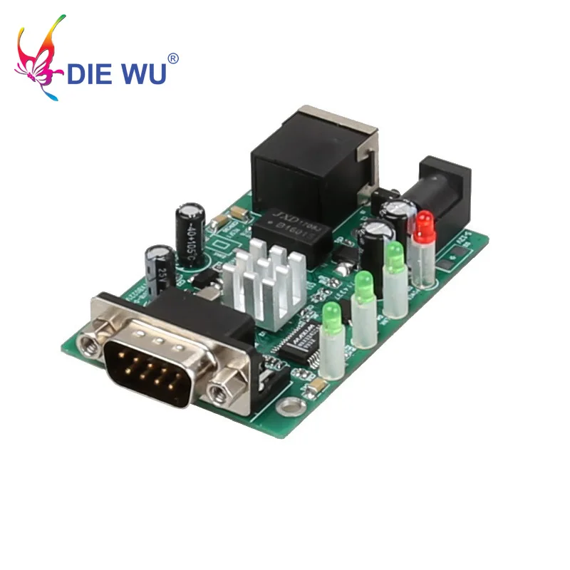 Conversor Serial Rs232 Industrial Tcp Udp Dispositivo Serial Rs232 para Ethernet Suporta Sistema Windows - Imagem 2