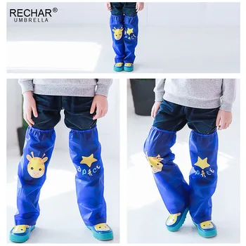 

2pcs Children Rain Pants Waterproof Outdoor Hiking Leg Gaiter Raincoat for Children Calf Rainwear Rain Cover For 3-10 Years Kids