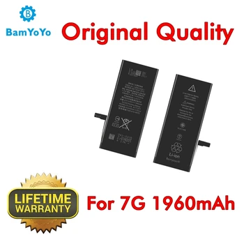

No Tax 100pcs---(Original Quality)---Battery For iPhone 7 7G Battery 0 Cycle Full Capacity 1960mAh