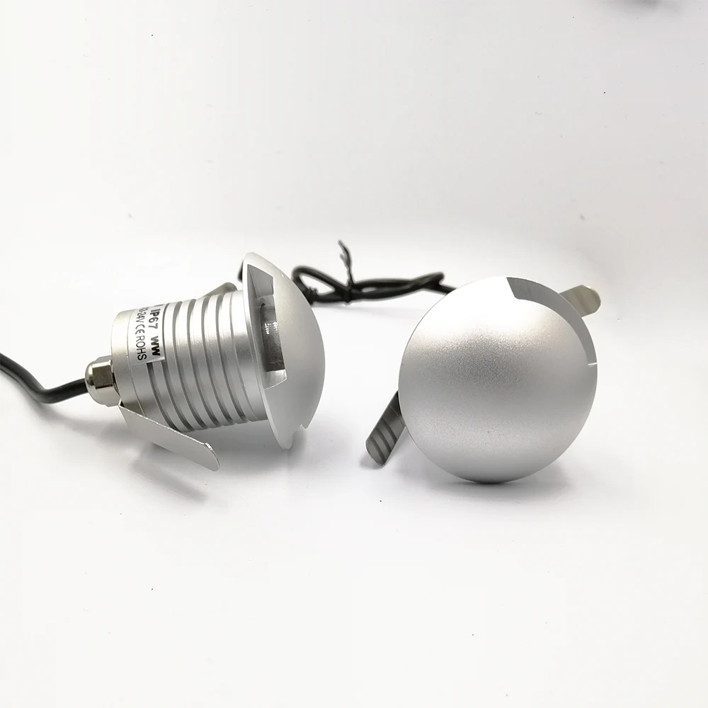 Waterproof LED Buried Light DC 12V 24V Mini LED Floor Lamp 3W High Bright Deck Light LED Underground Lamps Outdoor Path