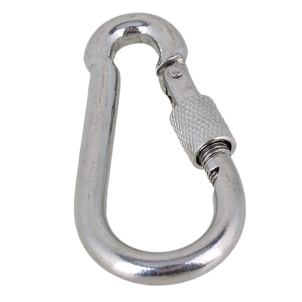 Серебряный карабин из нержавеющей стали 304 M7 * 70 для активного отдыха|carabiner