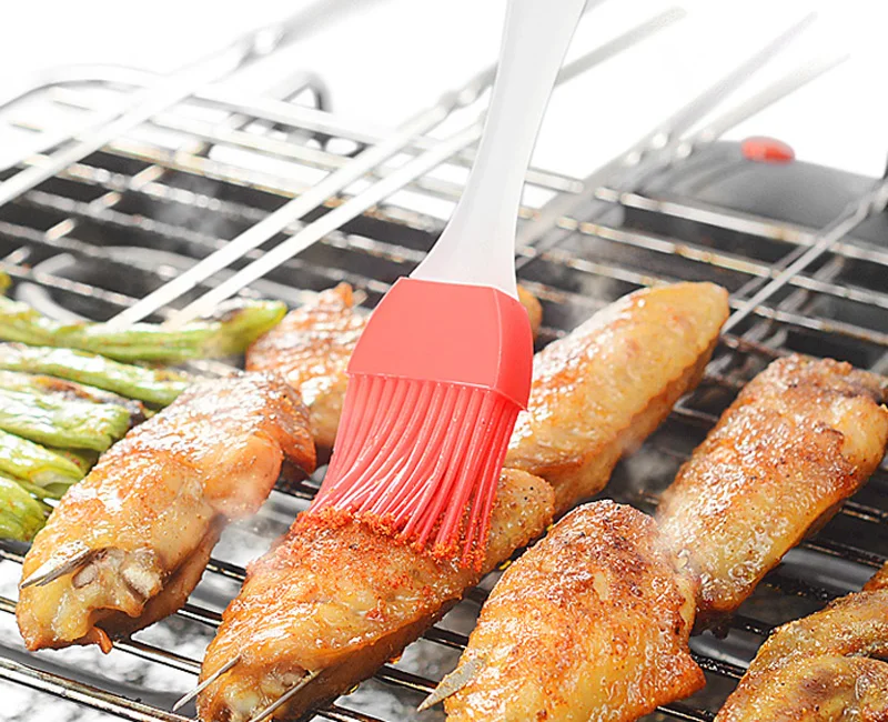Silicone Basting Brush Pastry Barbecue Brush Oil Cream Butter Brush Mini Cake BBQ Grilling Baking Tools Kitchen Accessories (13)