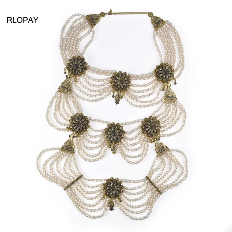 Rlopay Pear Necklace Jewelry Crystal Pendant In Antique Rlopay Pear Necklace Jewelry Crystal Pendant In Antique