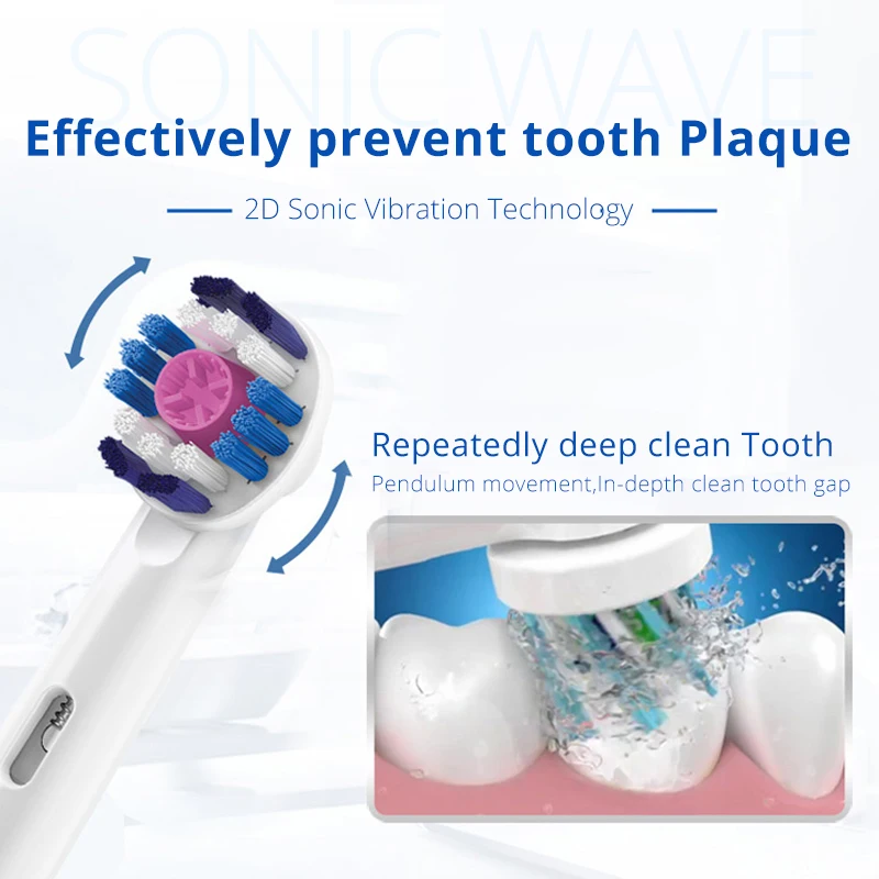 Электрическая зубная щетка OralB Vitality D12 перезаряжаемая автоматическая с таймером